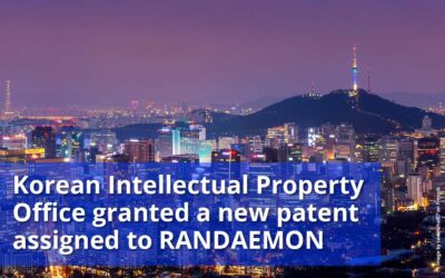 Korean Intellectual Property Office granted a new patent assigned to RANDAEMON