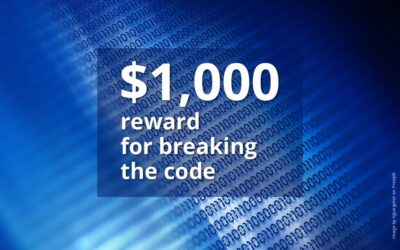 $1000 reward for breaking the code